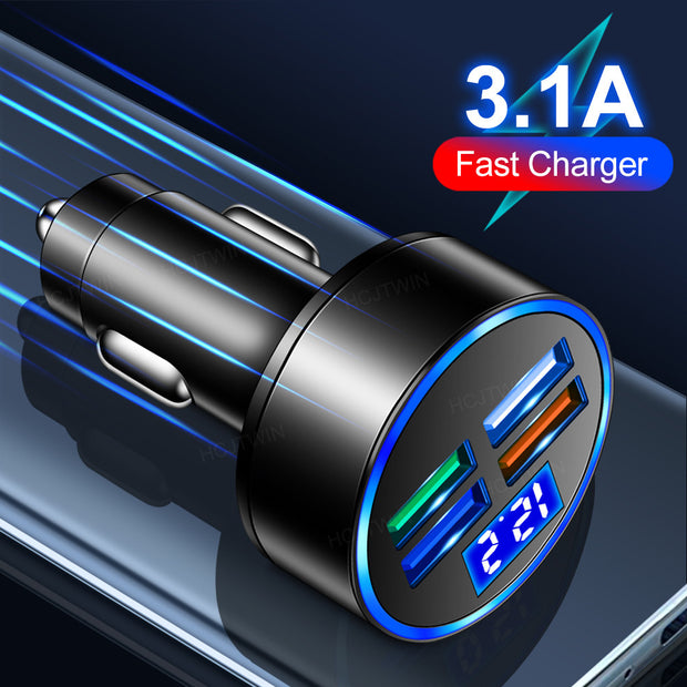 One-to-four Multi-port Car Charger